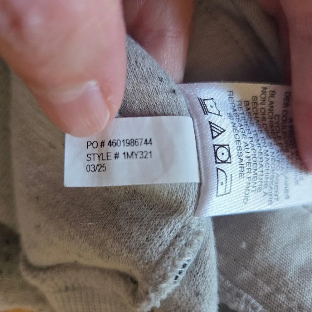 Travis Mathew Cloud Waffle Knit Hoodie Light Grey Speckled Pullover Mens Large